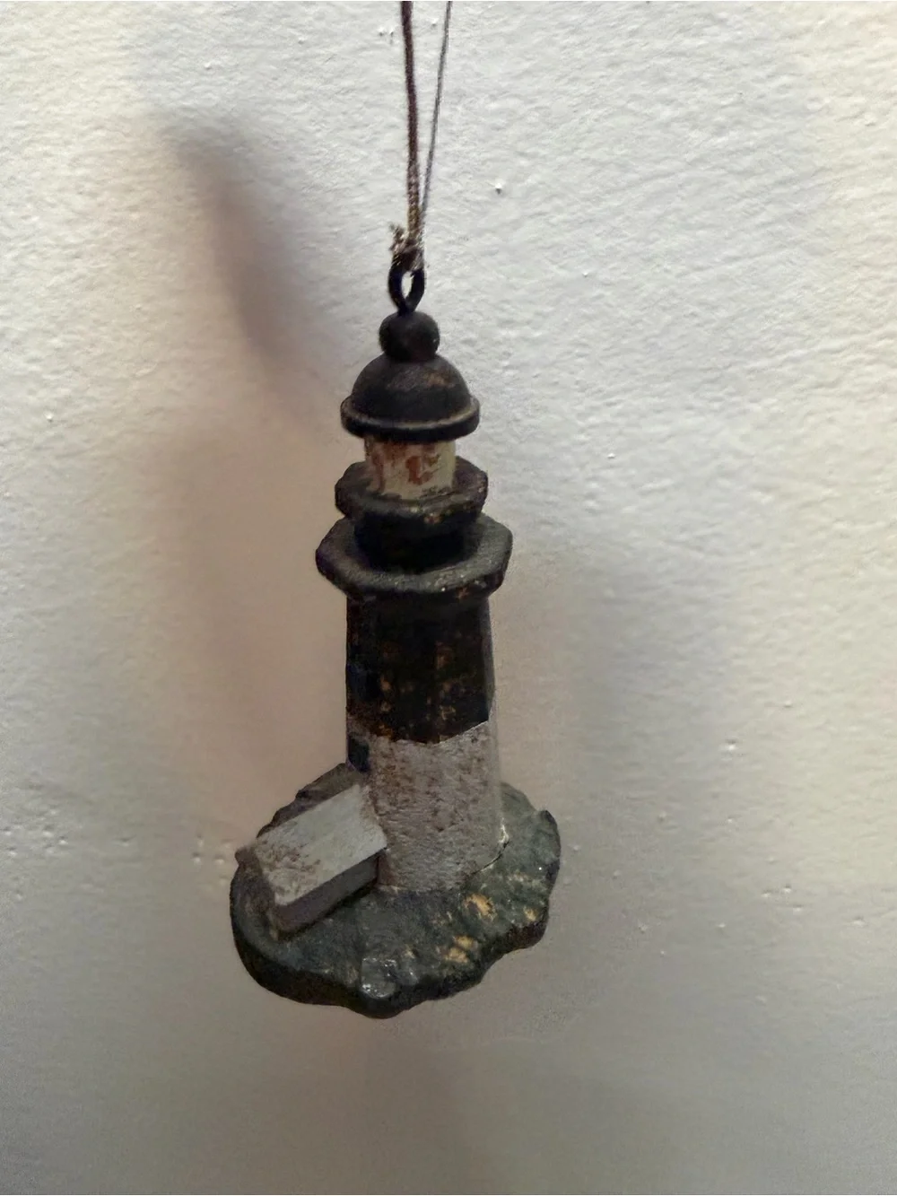 Vintage Lighthouse Ornament & Suncatcher Lot of 6 Enesco, Glass, Wood Coastal